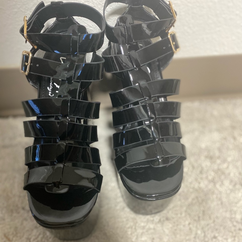 Lemon drop heels size 7
